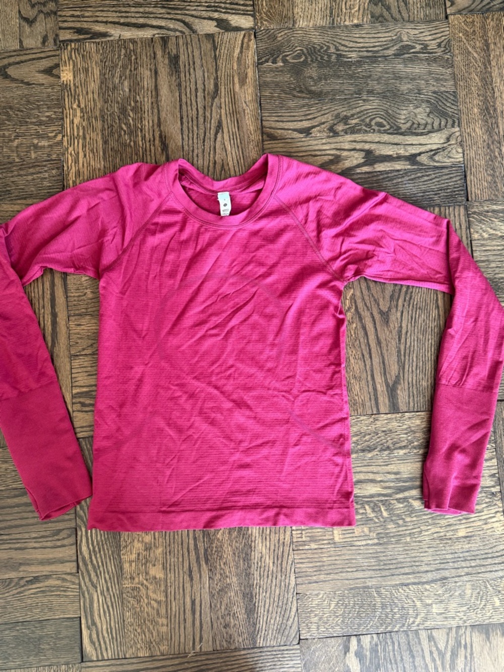 lululemon full length berry Pink Swiftly tech long sleeve NWOT